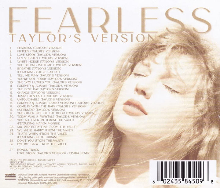 Taylor Swift - Fearless (Taylor's Version) [Audio CD]