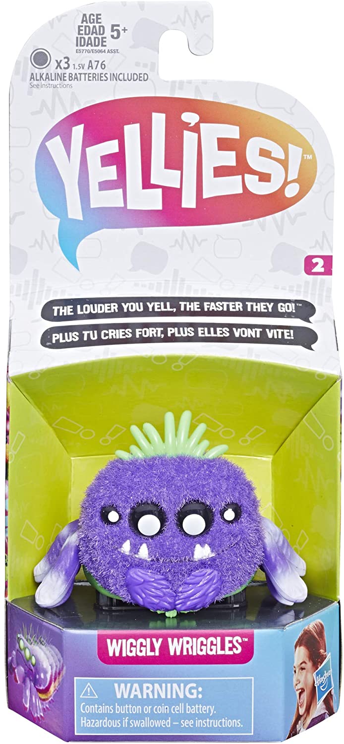 Yellies! Wiggly Wriggles Voice-Activated Spider Pet Ages 5 and up