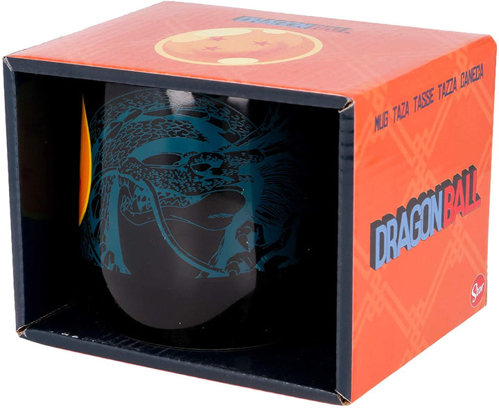 Stor Nova Ceramic Mug 360 ml Dragon Ball in Gift Box, Black, Medium