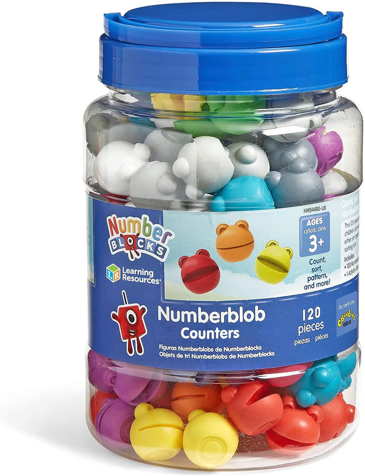 Learning Resources Numberblocks Numberblob Counting Set, Maths Counters for Kids
