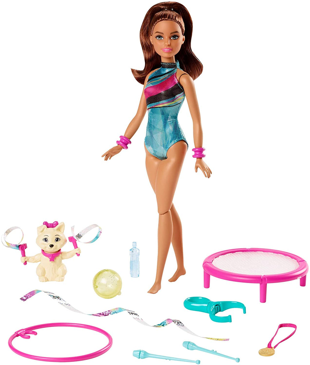 Barbie GHK24 Dreamhouse Adventures Spin ‘n Twirl Gymnast Doll and Accessories