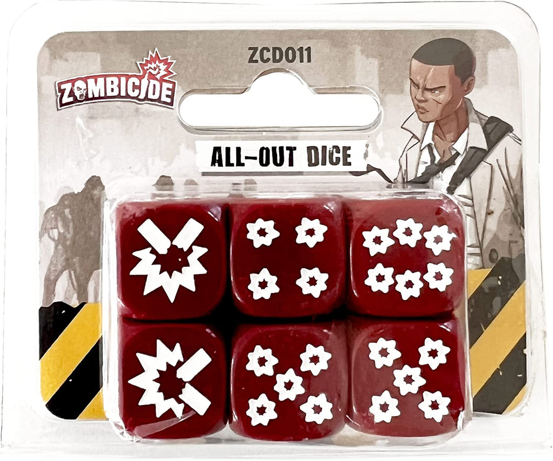 Zombicide 2nd Edition All-Out Dice Pack | Strategie-Brettspiel | Kooperatives Spiel