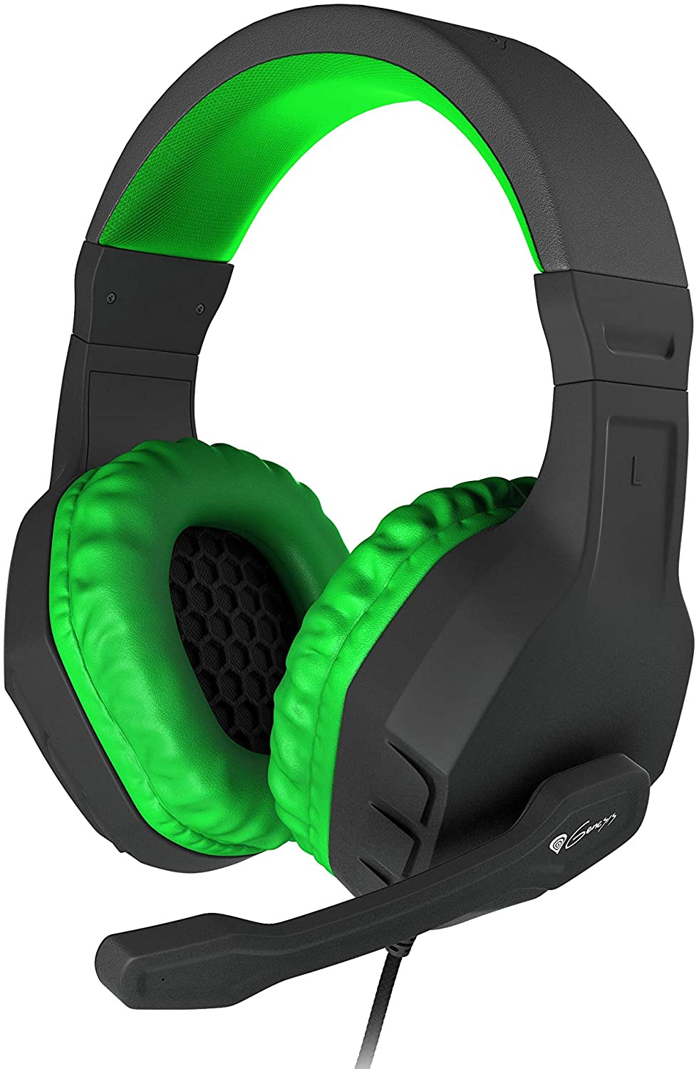 Genesis Argon Green 200 Gaming Headset with Microphone Mini Jack 3.5 Mm X2 PC