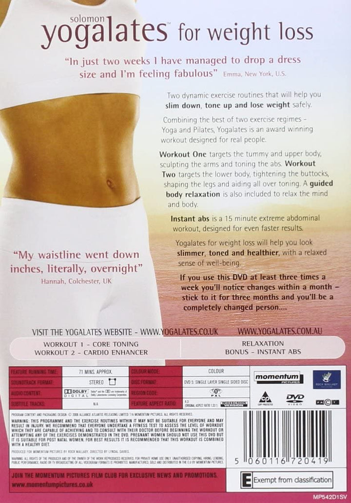 Yogalates for Weight Loss [DVD]