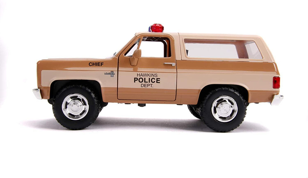 Jada Toys 253255003 Stranger Things Coche Chevy K5 Blazer Metal 1980 Con Placa 1:24 Chevrolet Things - Yachew