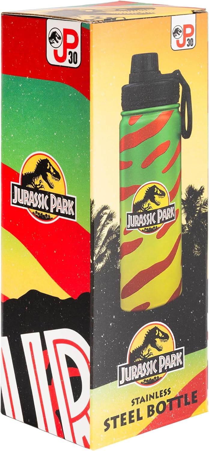 Jurassic Park Metal Hot & Cold Bottle 500ml - 17 oz