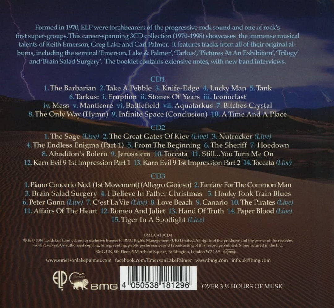 Emerson, Lake & Palmer  - The Anthology (3CD Set) [Audio CD]