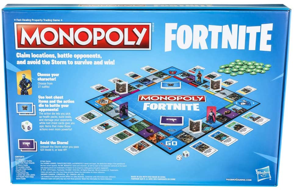 Board game Monopoly Fortnite Hasbro (ES)