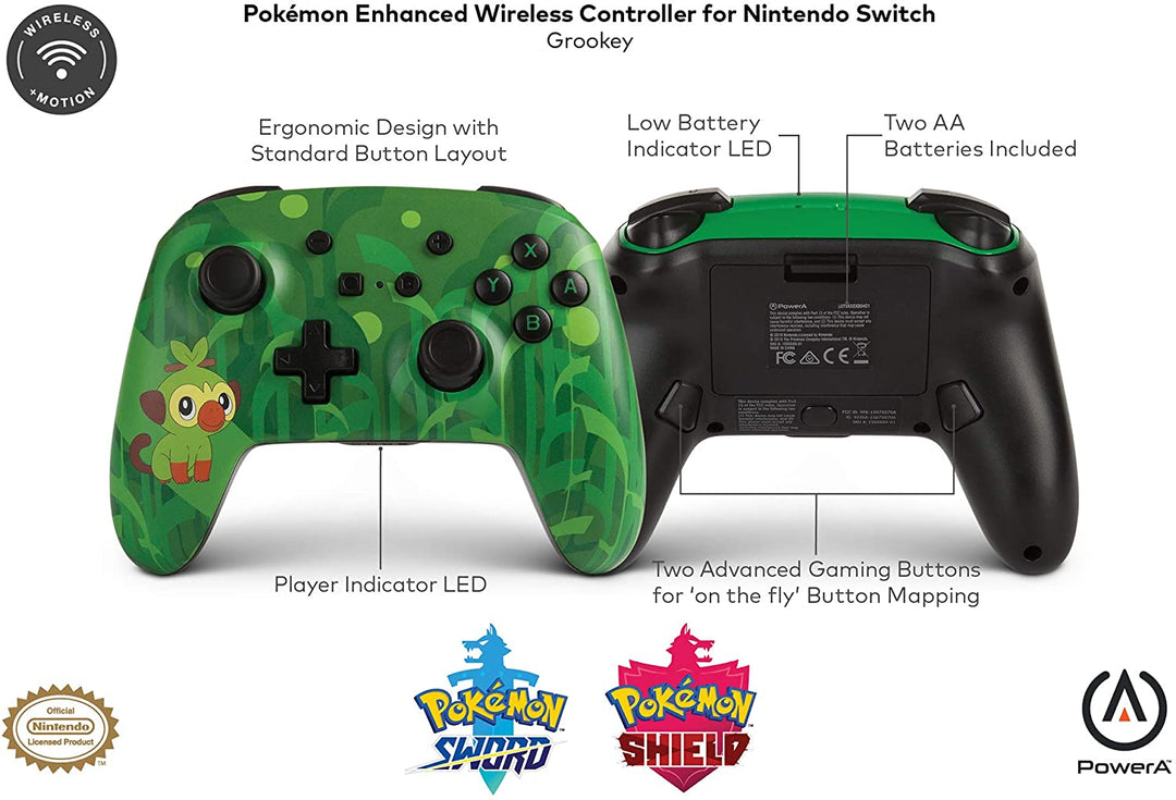 PowerA Pokemon Enhanced Wireless Controller for Nintendo Switch