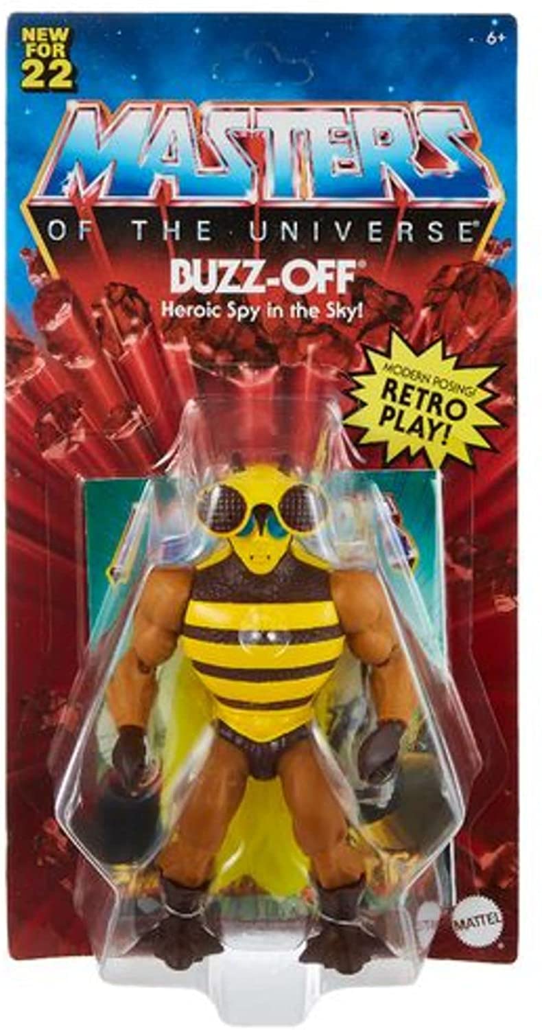 Masters of the Universe Origins Buzz-Off Action Figures, 5.5-in Battle Figures f