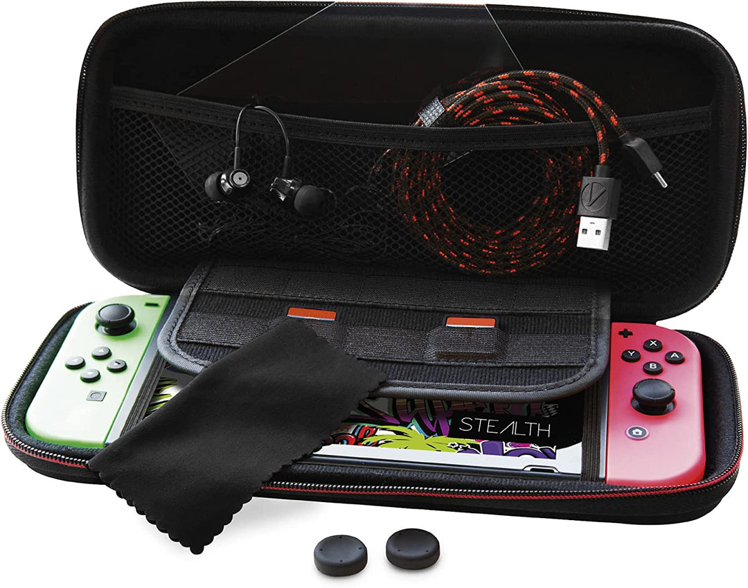 Stealth Ultimate Starter Pack & Travel Kit for Nintendo Switch - Black (Nintendo