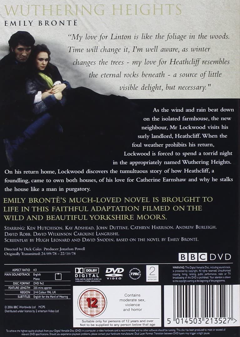 The Classic Bronte BBC Collection : Jane Eyre / Tenant Of Wildfell Hall / Wuthering Heights - [DVD]