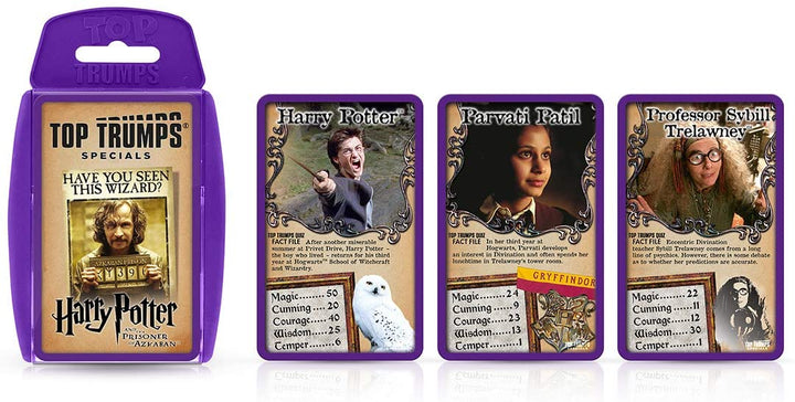 Harry Potter and the Prisoner of Azkaban Top Trumps Specials Card Game
