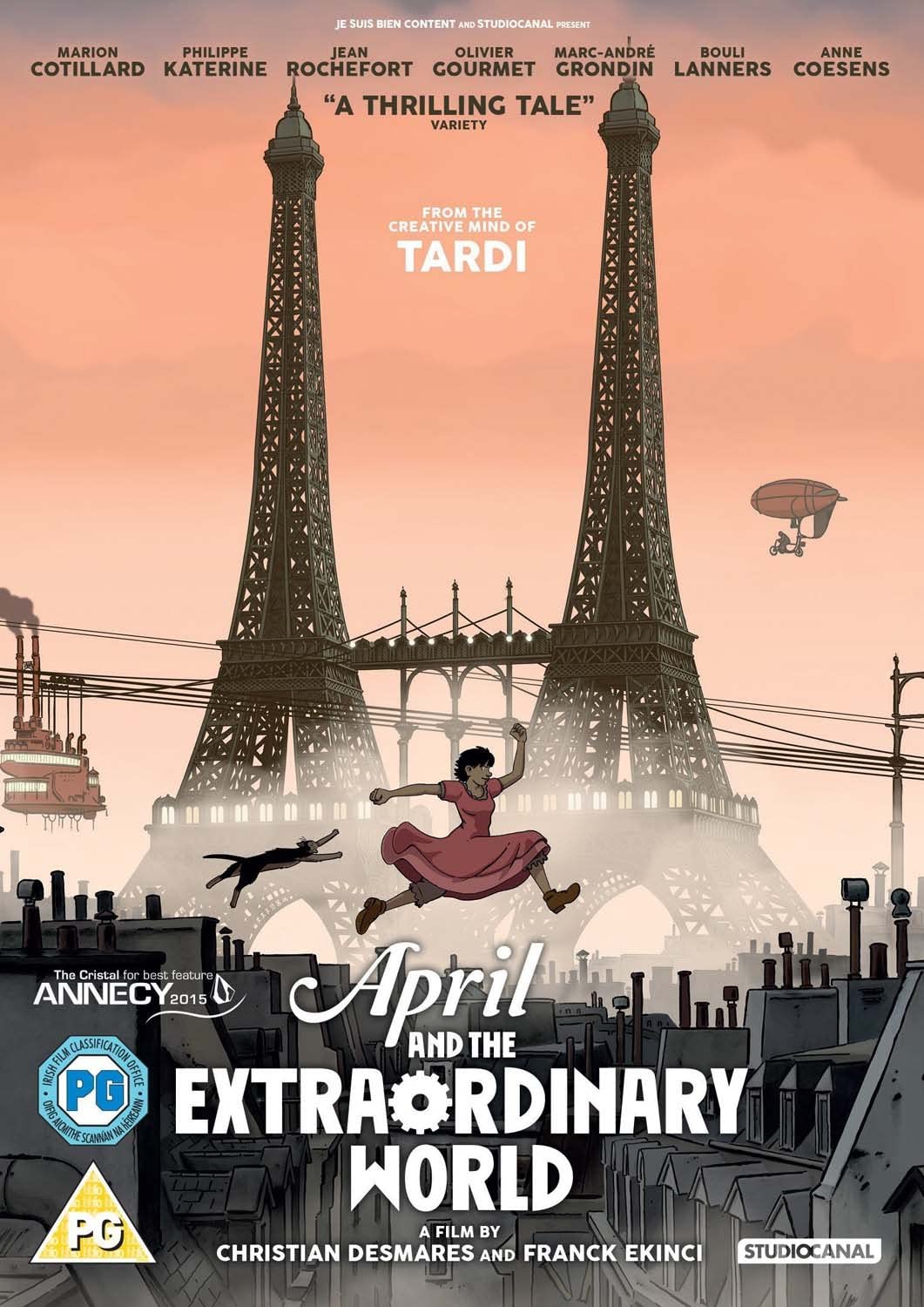 April And The Extraordinary World [2016] - [DVD]