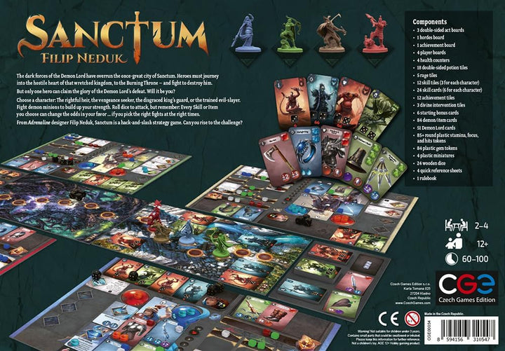 Sanctum Board Games 2 to 4 players
