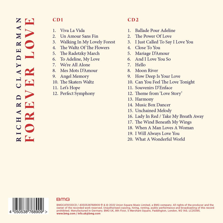 Richard Clayderman – Forever Love [Audio-CD]