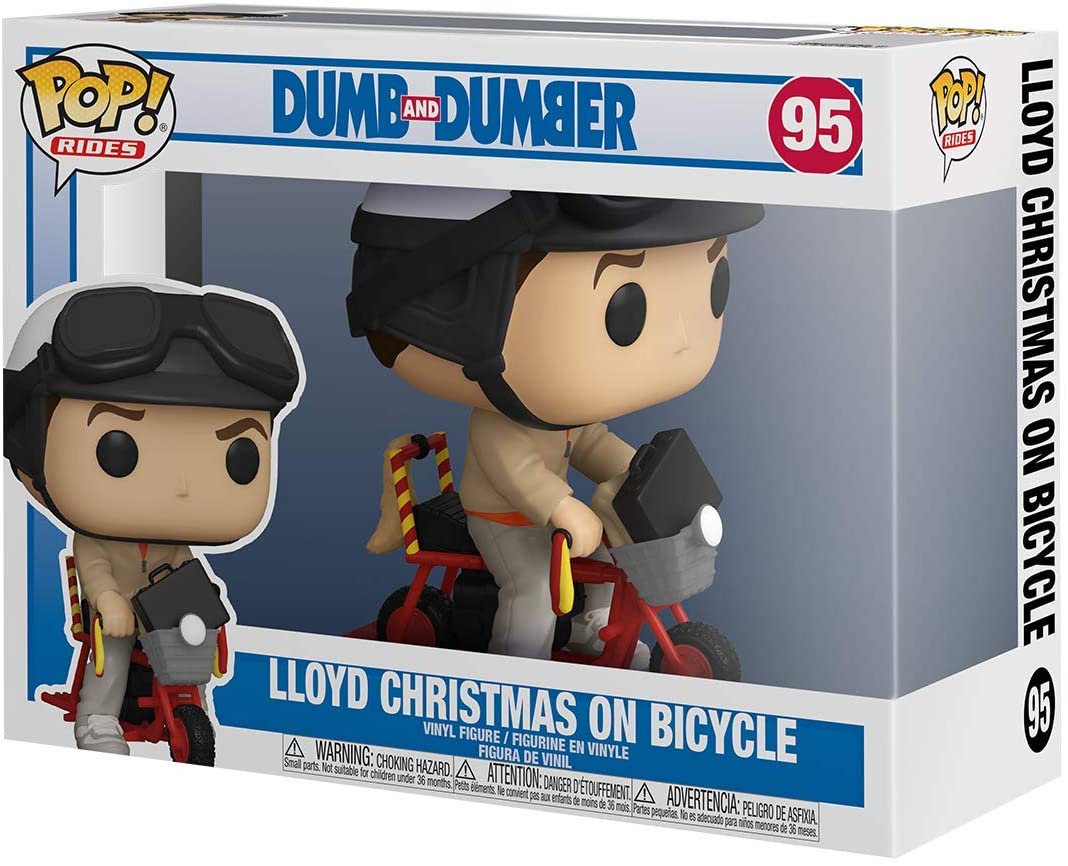 Dumb And Dumber Lloyd Christmas on Bicycle Funko 51949 Pop! Vinyl #95