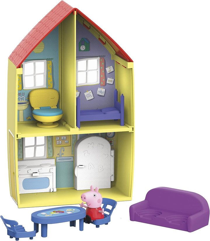 Peppa Pig F2167 Adventures Peppa's Family House Spielset Vorschulspielzeug, inklusive