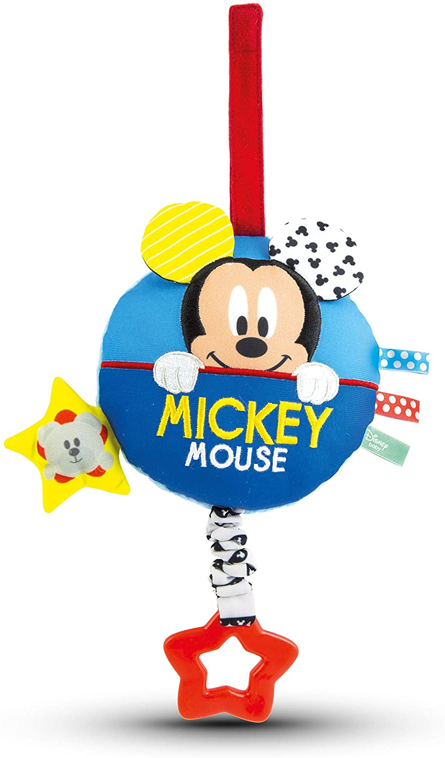 Baby Clementoni 17211 - Disney Baby Mickey Mouse Soft musical toy for babies, ages 0 months plus