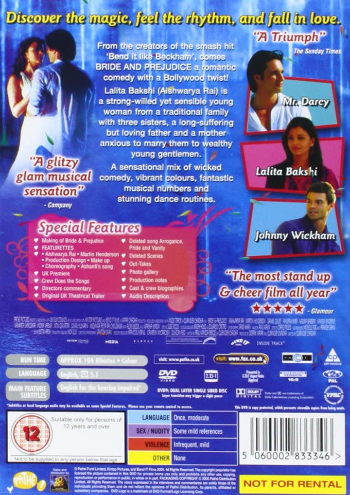 Bride And Prejudice [2004] - Romance/Musical [DVD]