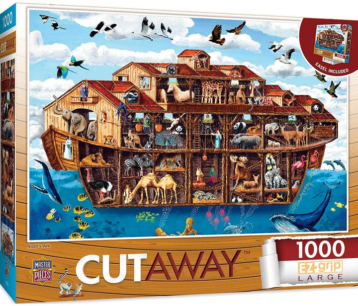 MasterPieces 1000 Piece Jigsaw Puzzle for Adult, Family, Or Kids - Noah's Ark 34