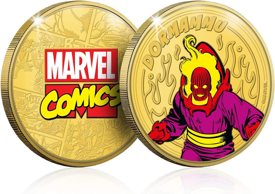 Marvel Gifts Comics Rare Collectable Commemorative Coin Dr Strange Villains Coll