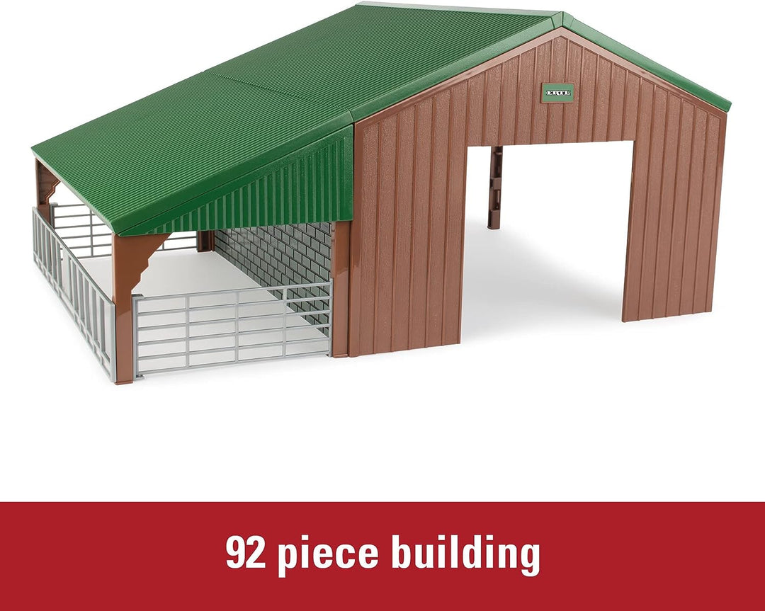 Britains 1:32 Building Set with Case Tractor Toy, Collectable Farm Set, Suitable for Collectors and Children