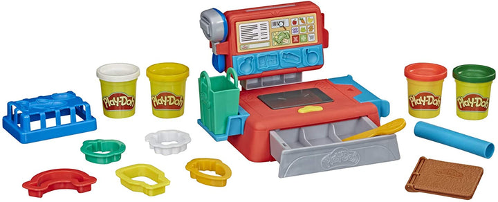 Play-Doh Cash Register Toy for Kids 3 Years and Up with Fun Sounds, Play Food Accessories