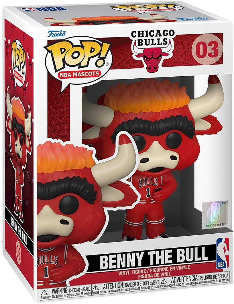 Chicago Bull Benny the Bull Funko 52162 Pop! VInyl #03