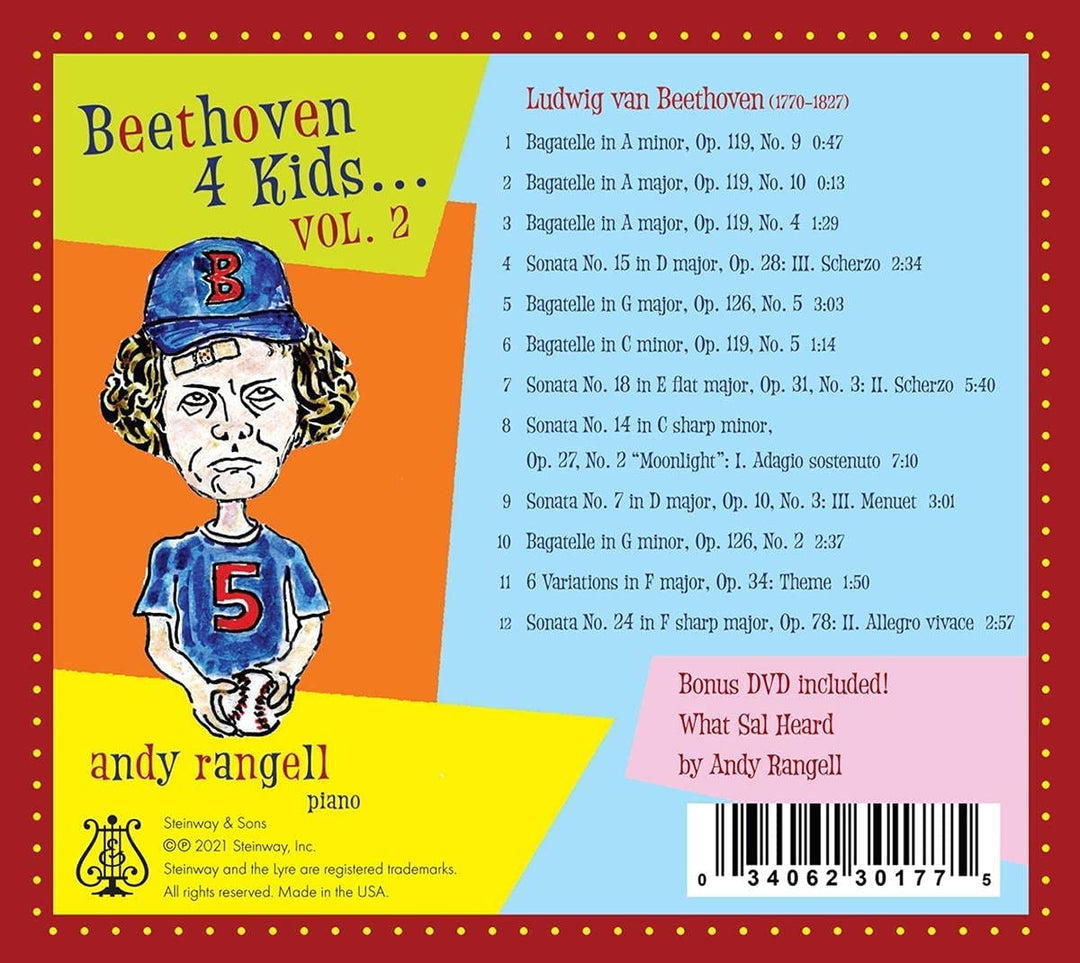 Beethoven 4 Kids Vol. 2 [Andy Rangell] [Steinway & Sons: STNS 30177] [Audio CD]