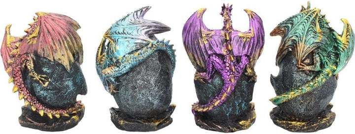 Nemesis Now Geode Keepers Figurine 12cm, (Set of 4)