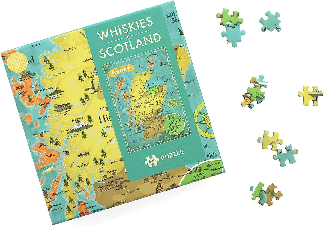 Whiskies of Scotland 500 PieceJigsaw Puzzle