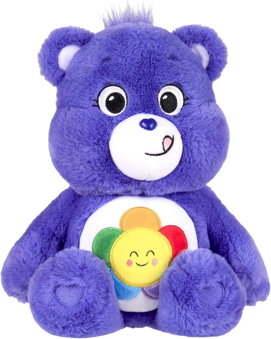 Care Bears Basic Fun 22082 Harmony Bear, 35cm Collectable Cute Plush Toy, Soft Toy