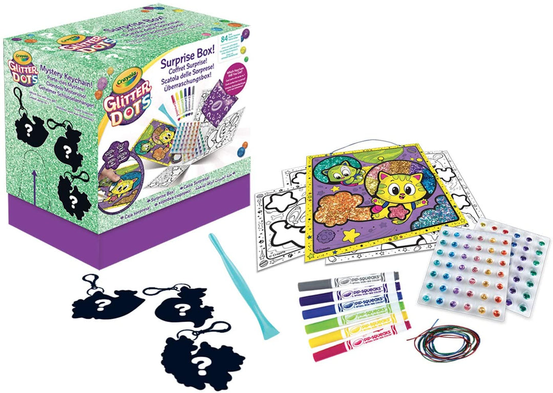 Crayola Glitter Dots - Box of Surprises, to Create and Decorate with Moldable Gl