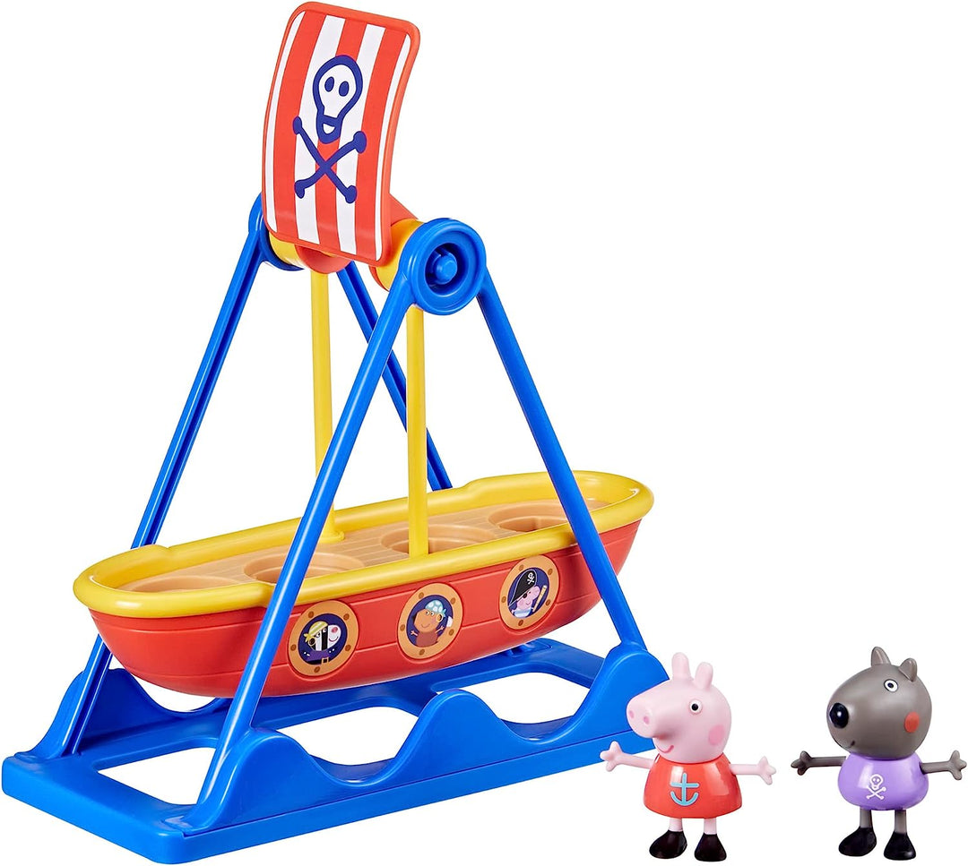 Peppa Pig Toys Peppa's Pirate Ride Spielset mit 2 Figuren, Kinderspielzeug