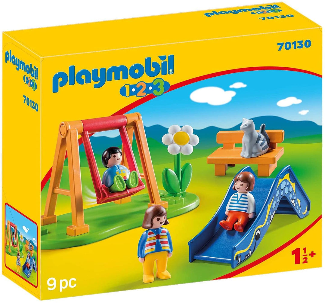 Playmobil 1.2.3 70130 Children's Playground, for Children Ages 1.5 - 4