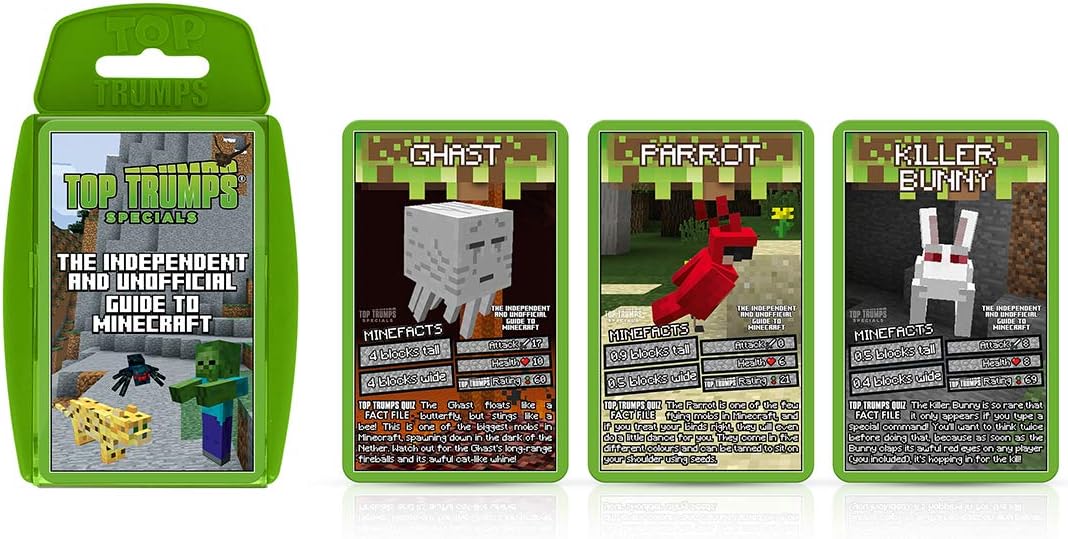 Independent & Unofficial Guide To Minecraft Top Trumps Specials Card Game