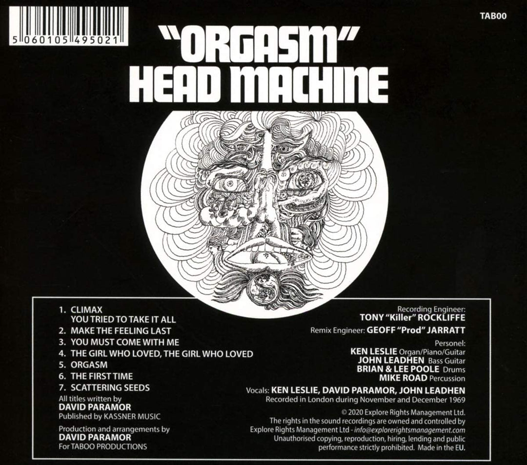 Head Machine  - Orgasm (50th Anniversary [Audio CD]