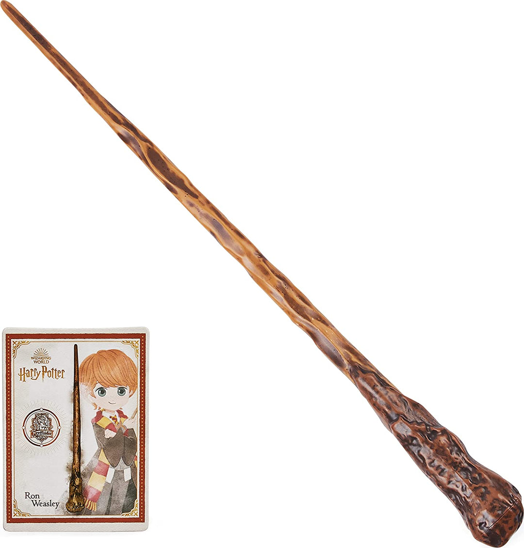 Wizarding World, Authentic 12-inch Spellbinding Ron Weasley Wand with Collectibl