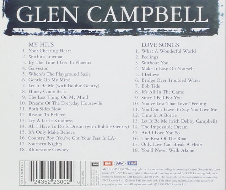 Glen Campbell - My Hits And Love Songs [Audio CD]