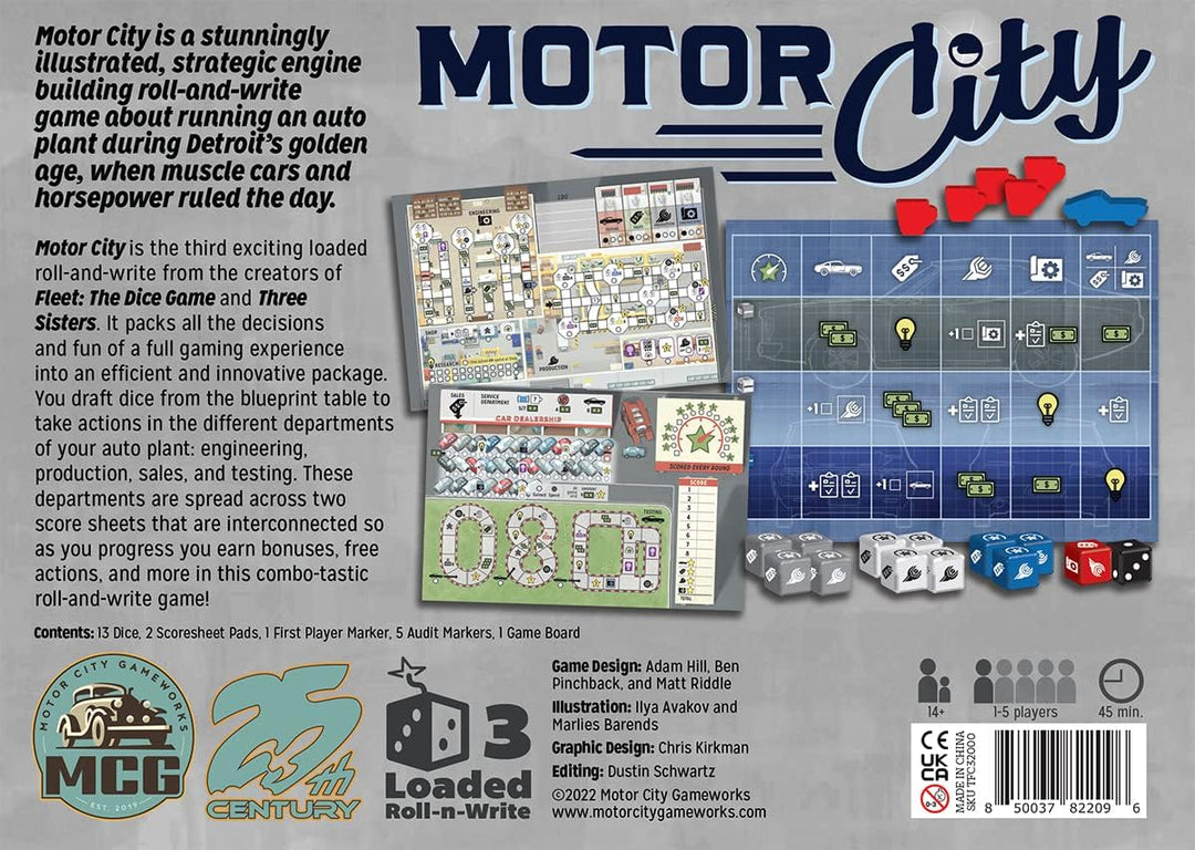 Motor City Board Game