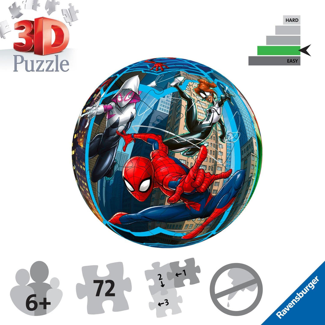 Ravensburger 11563 Marvel Spiderman 3D Jigsaw Puzzle for Kids and Adults Age 6 Years Up