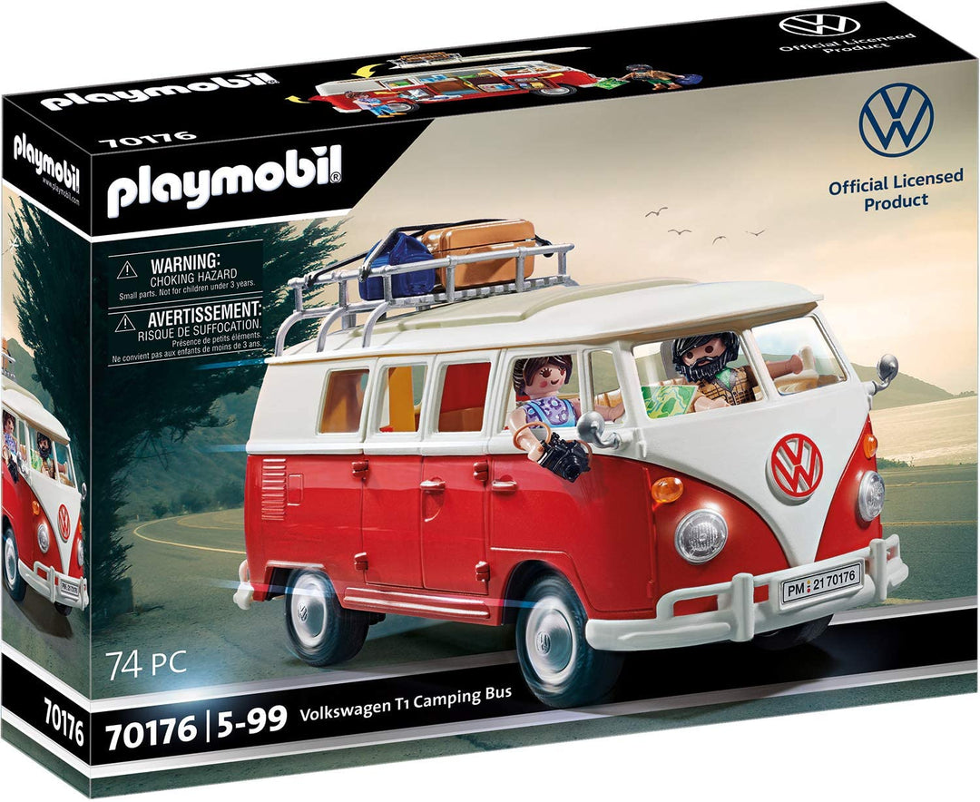 Playmobil 70176 Volkswagen T1 Camping Bus, for Children Ages 5+