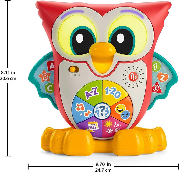 ?Fisher-Price Linkimals Light-Up &amp; Learn Owl, interaktives musikalisches Lernspielzeug m