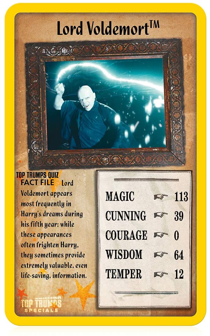 Harry Potter and the Order of the Phoenix Top Trumps Specials Card Game