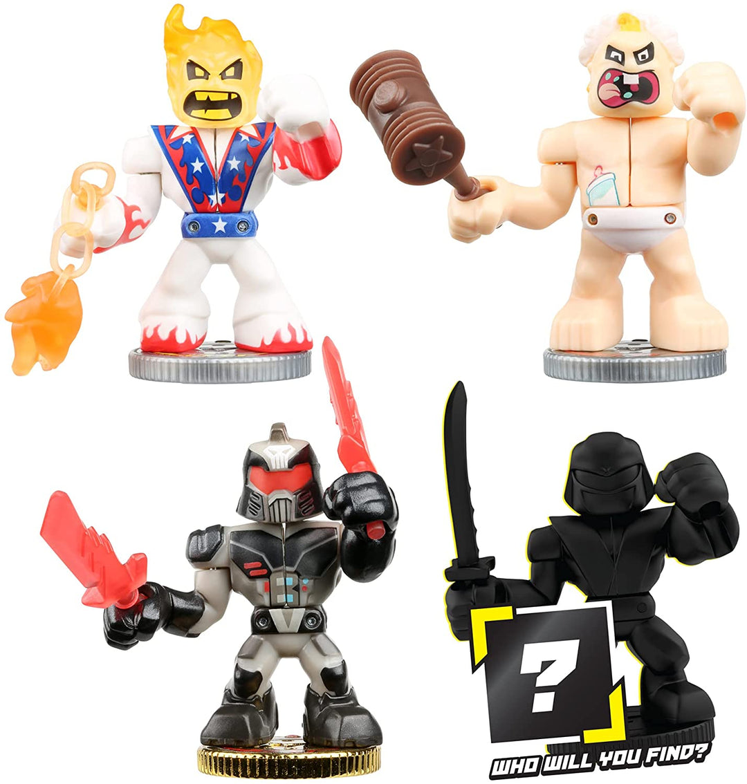 Akedo 14252 Ultimate Arcade Warrior Collector Pack Mini Battling Action Figures