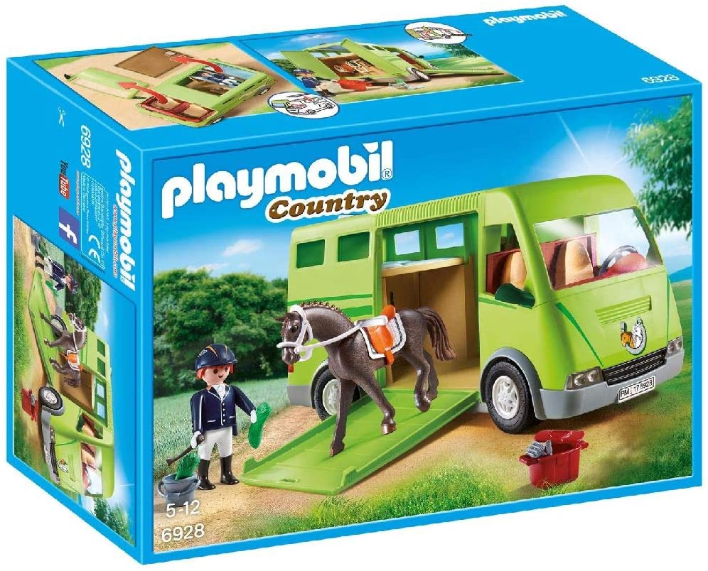 Playmobil 6928 Country Horse Box with Opening Side Door