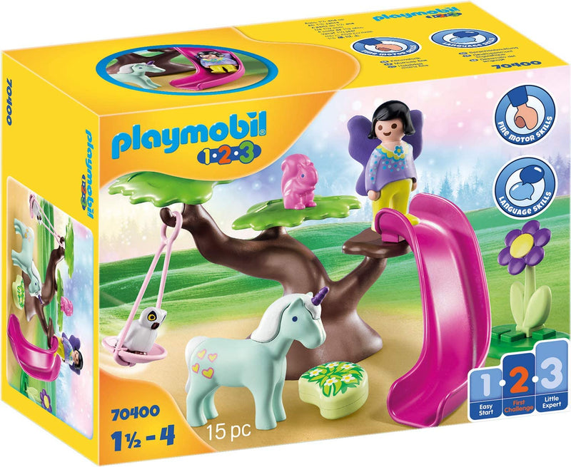 Playmobil 1.2.3 70400 Fairy Playground, for Children Ages 1.5 - 4