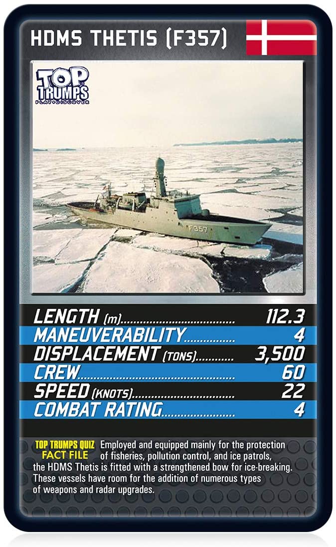 Battleships Top Trumps Card Game