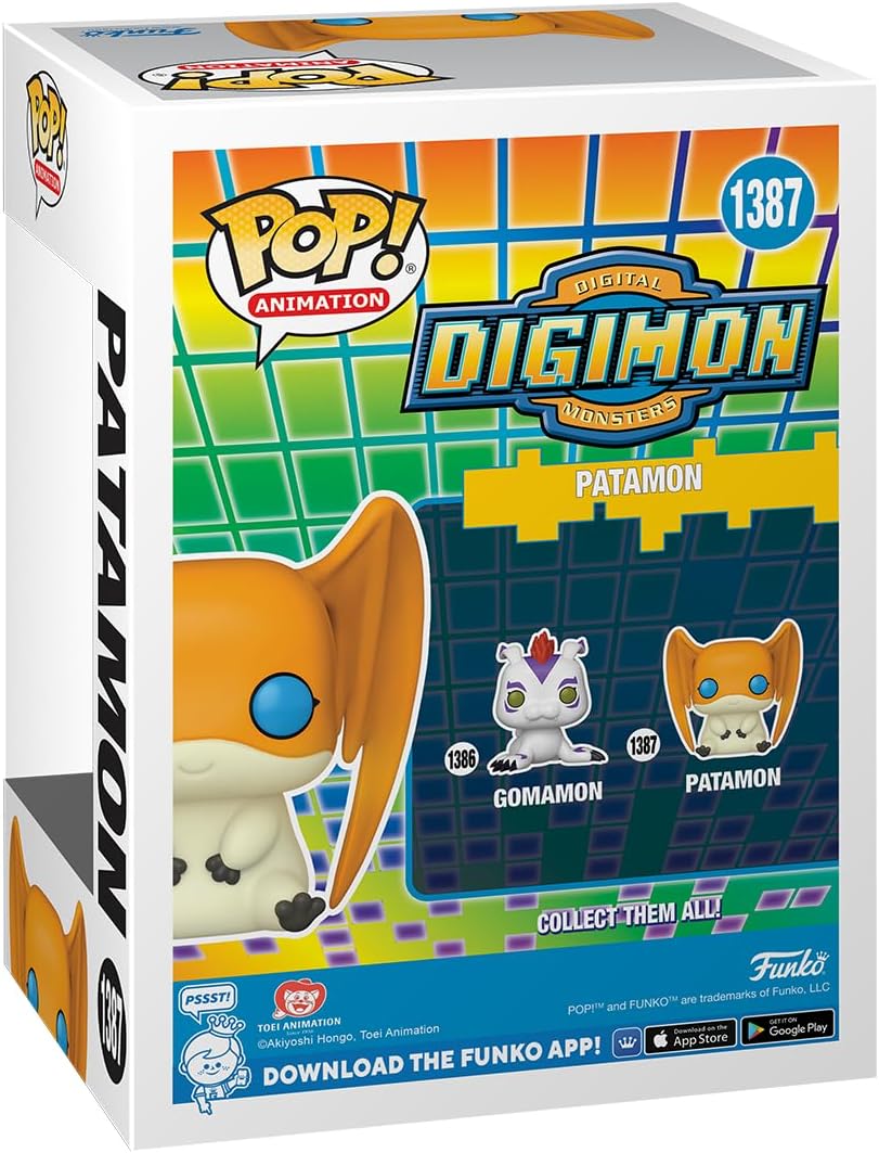 Animation: Digimon - Patamon Funko 72057 Pop! Vinyl #1387